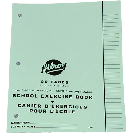 Hilroy - Cahier d'exercises, 80 pages, ligné 7 mm., paq. de 3